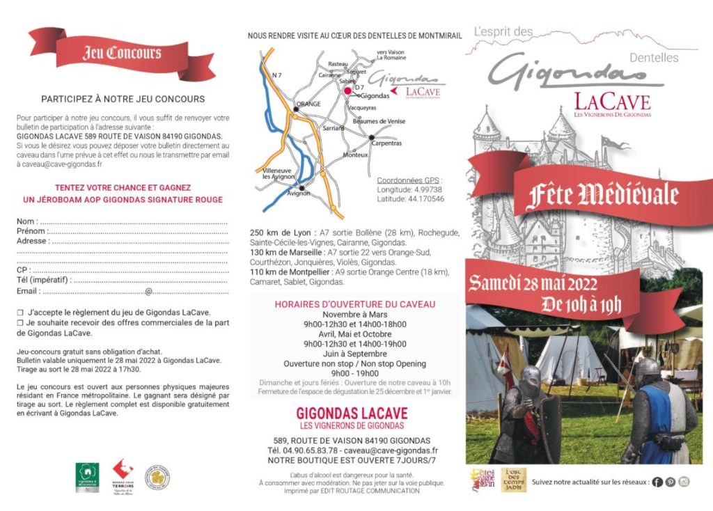 Programme fête de la vigne et du vin