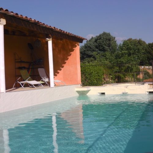 logement avec piscine beaumes de venise