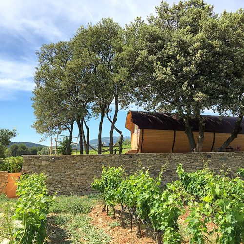 gite insolite, gite tonneau, unusual lodging, barrel lodging, Beaumes-de-Venise